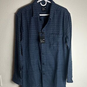 Men’s NWT Jacket/Button Up Shirt. Fred Waters. Size Medium. Gorpcore